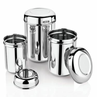 500ml Stainless Steel Storage Container with Cap – Silver Made in India Manufacturers, Suppliers in Delhi
