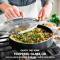Black Ceramic Aluminum Nonstick Cookware Set Tempered Glass Lids, Nonstick Coating, Induction and Gas Compatible Manufacturers, Suppliers in Punjab