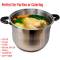 Black Coating Stainless Steel Stock Pot Large-Batch Cooking, Scratch-Resistant Finish, Safe for All Stovetops Manufacturers, Suppliers in Nagpur