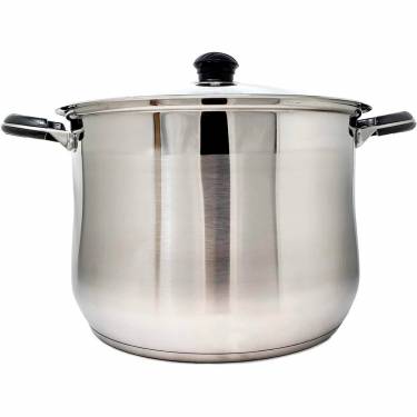 Black Coating Stainless Steel Stock Pot Large-Batch Cooking, Scratch-Resistant Finish, Safe for All Stovetops Manufacturers, Suppliers in Nagpur
