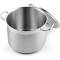 Brushed Stainless Steel Stock Pot Dishwasher Safe, Induction Compatible, Durable Riveted Handles Manufacturers, Suppliers in Nagpur