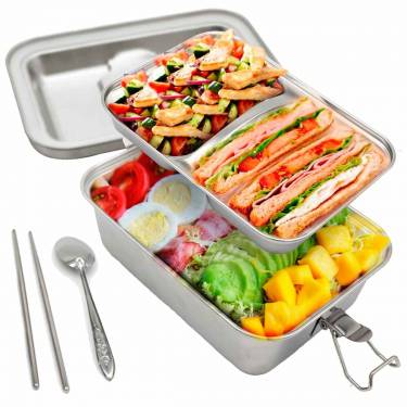 Classic Silver Stainless Steel Lunch Box – Compact & Long-Lasting Manufacturers, Suppliers in Delhi
