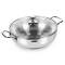 Durable Stainless Steel Cooking Kadai Tempered Glass Lid, Induction and Gas Stove Compatible, Sturdy Riveted Handles Manufacturers, Suppliers in Delhi