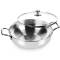 Durable Stainless Steel Cooking Kadai Tempered Glass Lid, Induction and Gas Stove Compatible, Sturdy Riveted Handles Manufacturers, Suppliers in Delhi