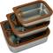 Durable Stainless Steel Storage Bowl – Round Leak-Proof & Includes Glass Lid Manufacturers, Suppliers in Delhi