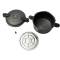 Efficient Silver and Black Stainless Steel Pressure Cooker Metallic Finish, Safe Locking Lid Manufacturers, Suppliers in Delhi