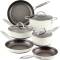 Elegant Cream Hard Anodized Cookware Set Oven Safe, Non-Stick, Gas and Electric Stovetop Compatible Manufacturers, Suppliers in Gota