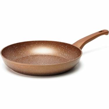 Elegant Gold Aluminum Non-Stick Frying Pan – Heat-Resistant Plastic Handle and Induction Safe Manufacturers, Suppliers in Prahlad Nagar