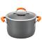 Elegant Orange Hard Anodized Cookware Set Gas Stovetop Safe, Durable Plastic Handles for Easy Handling Manufacturers, Suppliers in Gota