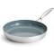 Gray Ceramic Nonstick Stainless Steel Frying Pan PFOA and PFAS Free, Perfect for Low-Oil Cooking Manufacturers, Suppliers in Delhi