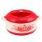 Home Use Insulated Casserole – Plastic Body with Floral Design & Secure Lid Manufacturers, Suppliers in Delhi