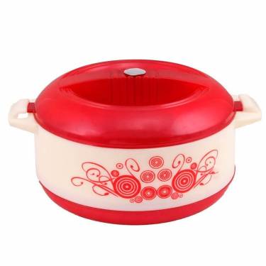 Home Use Insulated Casserole – Plastic Body with Floral Design & Secure Lid Manufacturers, Suppliers in Delhi