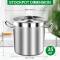 Large Stainless Steel Stock Pot Ideal for Soups and Stews, Induction, Gas Safe, Oven and Dishwasher Manufacturers, Suppliers in Nagpur