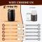 Matte Black Coffee Canister – 1200ml Airtight Vacuum Seal Storage Manufacturers, Suppliers in Delhi