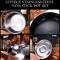 Modern Design Nonstick Cookware Set Stainless Steel Metal Sustainable and Stocked Manufacturers, Suppliers in Delhi