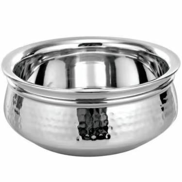 Modern Luxury Copper Stainless Steel Steel Handi Sustainable and Stocked Round Stainless Steel Cookware for Home Kitchens Manufacturers, Suppliers in Delhi
