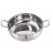 Multipurpose Stainless Steel Kadai Deep Frying Pan, Mirror Polished, Induction and Gas Stove Compatible Manufacturers, Suppliers in Delhi