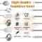 Multipurpose Stainless Steel Kitchen Utensils Non-Toxic, Dishwasher Safe and Ideal for Cooking, Stirring and Serving Manufacturers, Suppliers in South Park Street Cemetery