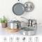 Non-Stick Stainless Steel Cookware with Durable Ceramic Coating and Heat-Resistant Handles Manufacturers, Suppliers in Delhi