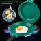 Nonstick Green Ceramic Double Frying Pan Durable Iron Construction, Gas Stove Safe, Stylish Design Manufacturers, Suppliers in Delhi