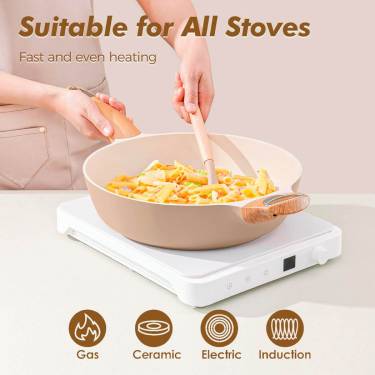Nonstick Induction Cookware Set with Scratch-Resistant Aluminum and Sturdy Bakelite Handles Manufacturers, Suppliers in Ballygunge