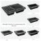 Plastic Food Container – 250 mL Black Round Shape Secure Box Pack Manufacturers, Suppliers in Rajkot