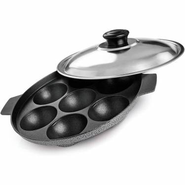 Premium Quality Non Stick Aluminum Stainless Steel Appam Patra with Sturdy Stainless Steel Handle Manufacturers, Suppliers in Delhi