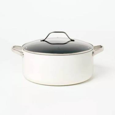 Premium Smooth Non Stick Stock Pot – Durable Aluminum, SureGrip Handles, Stovetop and Dishwasher Safe Manufacturers, Suppliers in Delhi