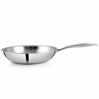 Premium Stainless Steel Frying Pan – Heavy Gauge Base & Ergonomic Handle for Even Cooking Manufacturers, Suppliers in Delhi