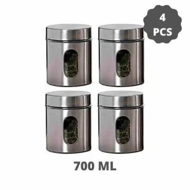 Premium Stainless Steel Kitchen Canisters – 700ml Capacity Manufacturers, Suppliers in Delhi