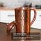 Pure Copper Water Jug with Lid – 1200 mL Hammered Finish Pitcher Manufacturers, Suppliers in Delhi
