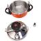 Red Stainless Steel Pressure Cooker Touch Control, Locking Lid, and Dishwasher Safe Manufacturers, Suppliers in Delhi
