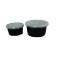 Round Black Plastic Container – 500 mL Food-Grade Moisture Resistant Manufacturers, Suppliers in Rajkot