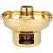 Round Golden Stainless Steel Hot Pot Polished, Lightweight, and Compact Design for Charcoal Cooking Manufacturers, Suppliers in Delhi