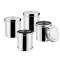 Round Stainless Steel Storage Container – Holds Up to 4Kg Durable & Silver Finish Manufacturers, Suppliers in Delhi