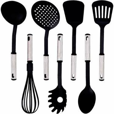 Silicone and Stainless Steel Kitchen Utensils and Black with Silver Handles High Heat Resistant Manufacturers, Suppliers in South Park Street Cemetery