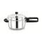 Silver Glossy Stainless Steel Pressure Cooker Modern Aesthetic with Heat-Resistant Bakelite Handle Manufacturers, Suppliers in Delhi