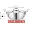 Silver Stainless Steel Kadai Durable and Rust-Resistant Cooking Pan for Gravies Manufacturers, Suppliers in Delhi