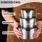 Stainless Steel Round Food Container – Portable Leak-Resistant & Dishwasher Safe Manufacturers, Suppliers in Delhi
