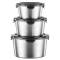 Stainless Steel Round Food Container – Portable Leak-Resistant & Dishwasher Safe Manufacturers, Suppliers in Delhi
