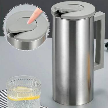 Stainless Steel Water Jug with Lid – 1.8L Large Capacity & Sleek Design Manufacturers, Suppliers in Delhi
