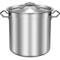 Steaming Stainless Steel Stock Pot Perfect for Boiling and Brewing with Even Heat Distribution Manufacturers, Suppliers in Nagpur