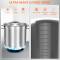 Steaming Stainless Steel Stock Pot Perfect for Boiling and Brewing with Even Heat Distribution Manufacturers, Suppliers in Nagpur