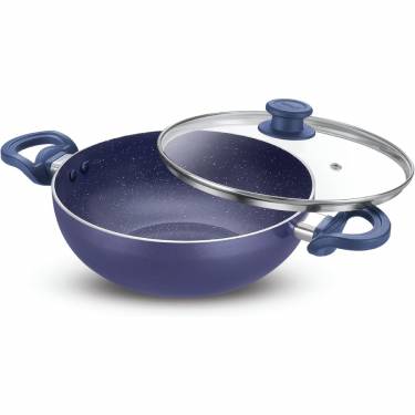 Stylish Aluminium Non Stick Kadhai with Advanced Ceramic Coating Ensuring Even Heat Distribution Manufacturers, Suppliers in Surat