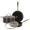 Stylish and Functional Black Ceramic Non Stick Cookware Set – Perfect for Home and Stainless Steel Handles Manufacturers, Suppliers in Delhi