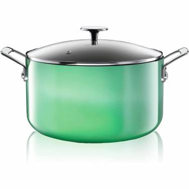 Superior Quality Green Non Stick Stock Pot Granite Coated, Aluminum Build, Stovetop and Long-Lasting Performance Manufacturers, Suppliers in Delhi