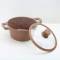 Sustainable Non Stick Wok Cookware Set with Bakelite Handle and Glass Silicone Cover Manufacturers, Suppliers in Delhi