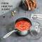 Titanium Ceramic Coating Non-Stick Stainless Steel Saucepan Exterior Stovetop Safe Manufacturers, Suppliers in Delhi