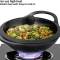 Traditional Cast Iron Non Stick Kadhai with Sturdy Metal Handles and Modern Black Finish Manufacturers, Suppliers in Surat