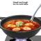 Traditional Cast Iron Non Stick Kadhai with Sturdy Metal Handles and Modern Black Finish Manufacturers, Suppliers in Surat